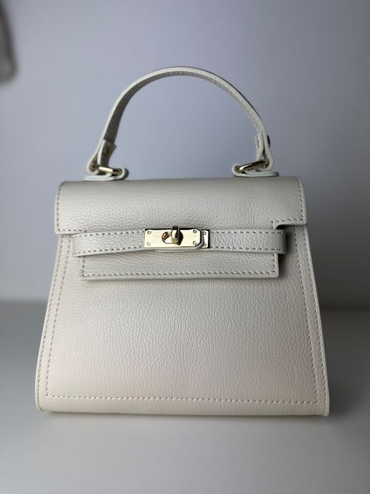 poșetă piele naturală fabricată în Italia