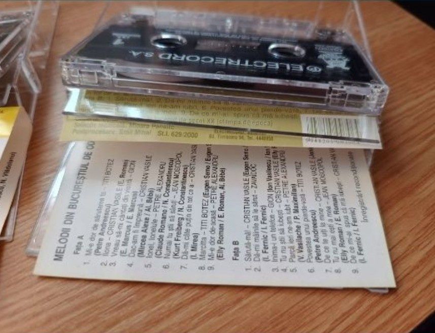 Casete audio originale Bucurestiul de odinioara