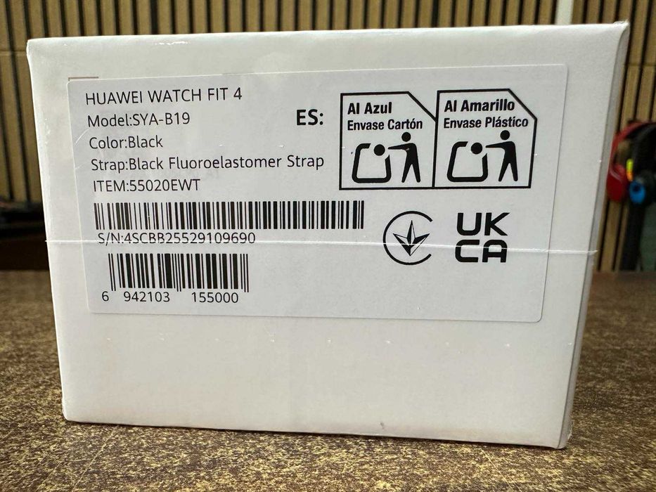 НОВ Huawei Watch Fit 4 Black, запечатан