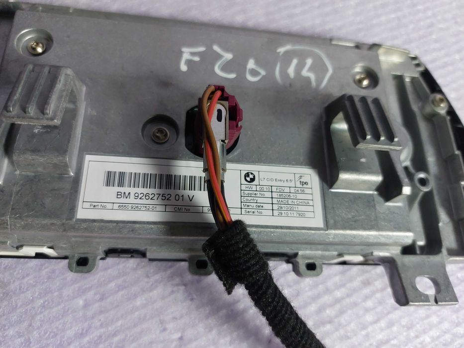 Radio CD Professional cu display BMW F20 F21 Cod 9281913 xy