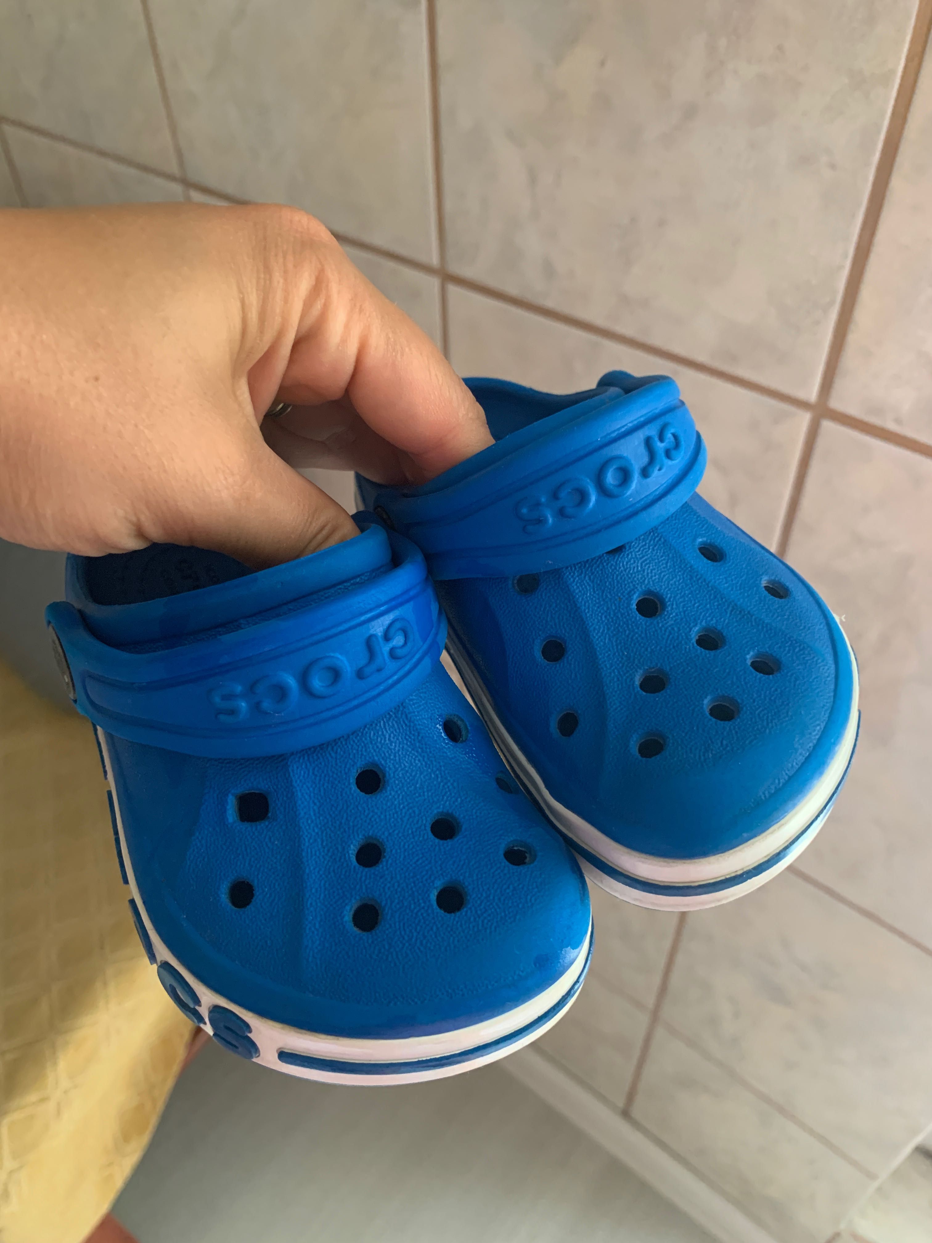 Papuci Crocs C6 albastrii