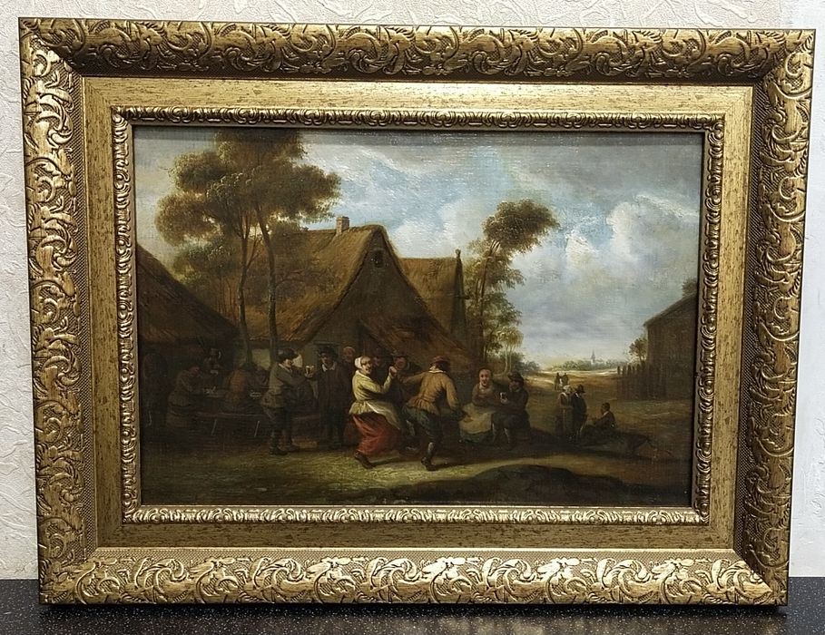 Картина "Деревенский праздник" 17 век