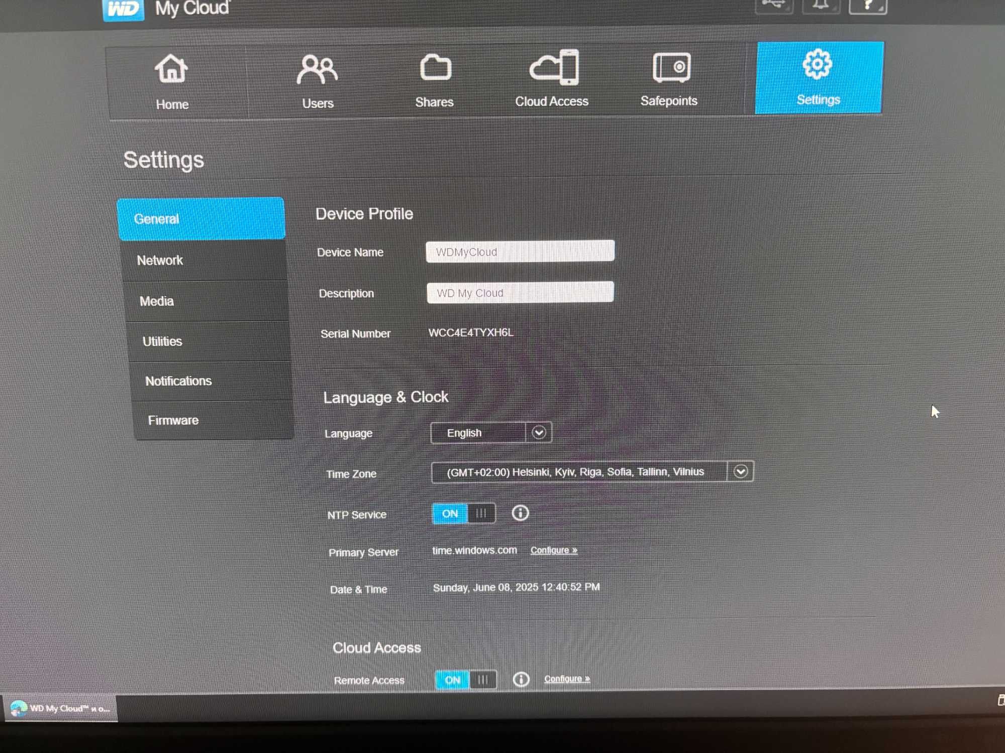 NAS WD My Cloud - 4tb