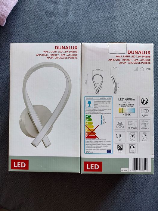 Aplice/aplică LED noi, la cutie - preț pentru set 2 bucăți