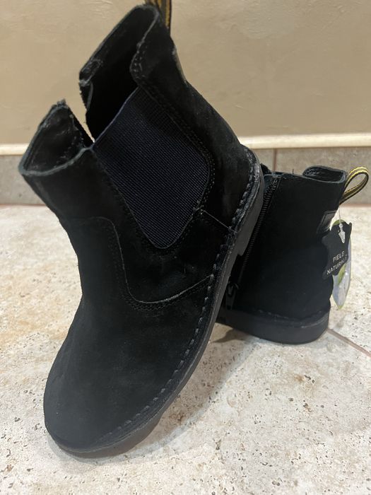 Botine fete piele intoarsa 32 noi