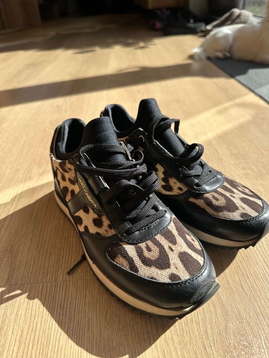 Оригинални Dolce & Gabbana дамски маратонки -  леопардов