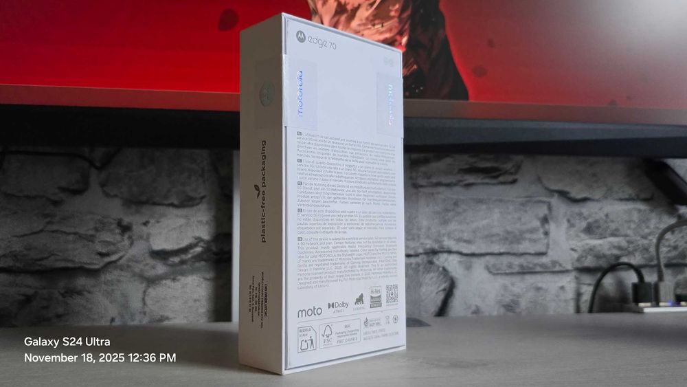 Нов, запечатан! Motorola EDGE 70 512GB/ 12GB RAM Grey