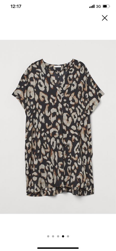 Rochie H&M blogger’s favorite leopard print, noua, S