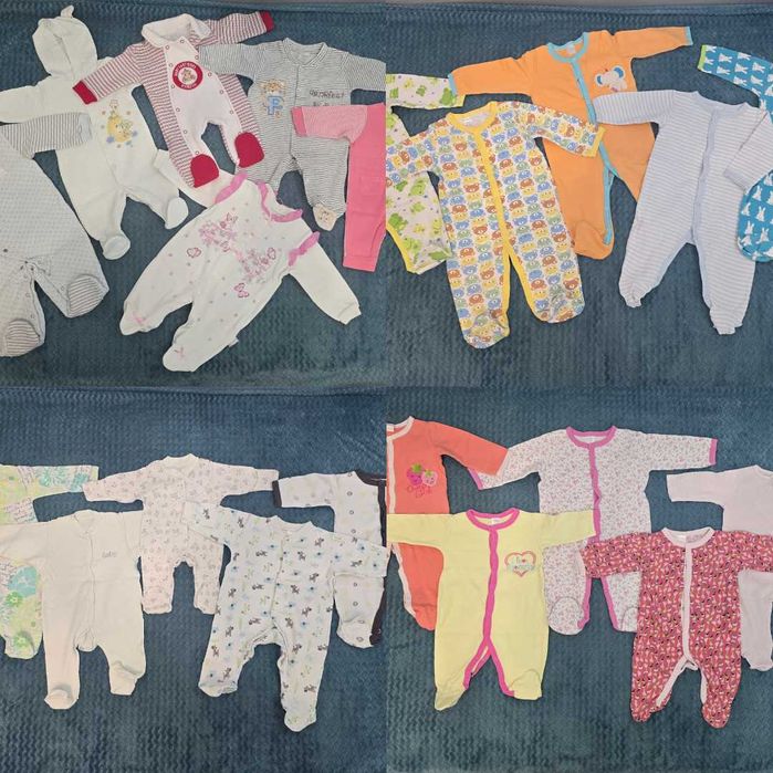 Пакет детский вещей 3-12мес + подарки