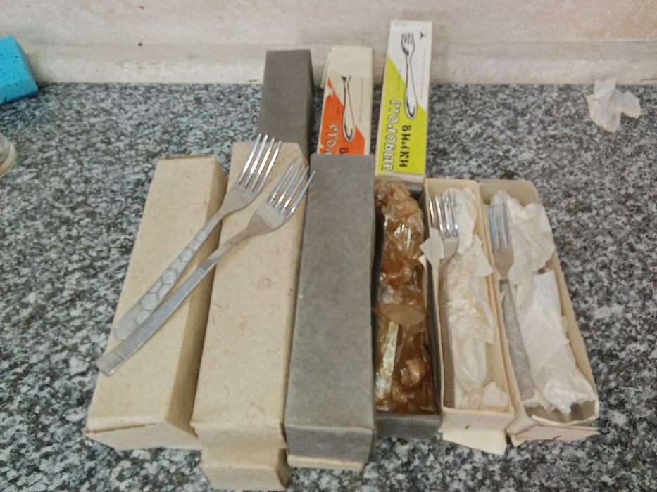 Вилки сталовые из неж. стали сделано в ССР