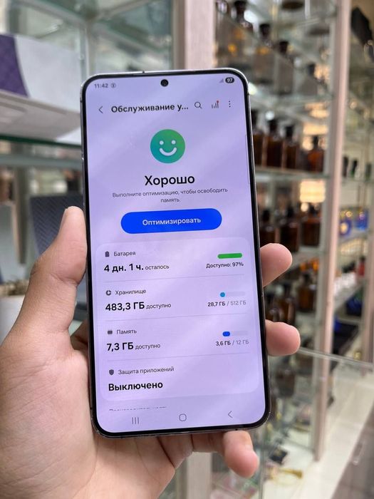 Samsung galaxy s24+ 5g 12/512gb holati 9/10