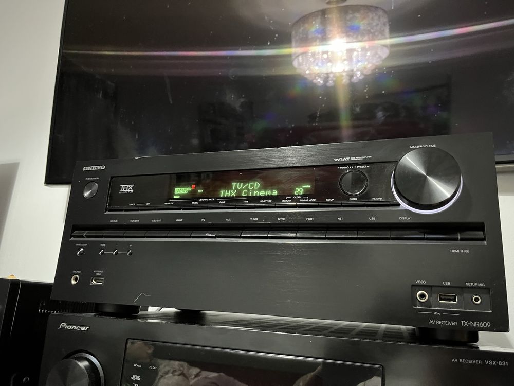 Receiver Onkyo TX-NR609 7.2/Arc/internet/Spotify/Dolby/usb etc.