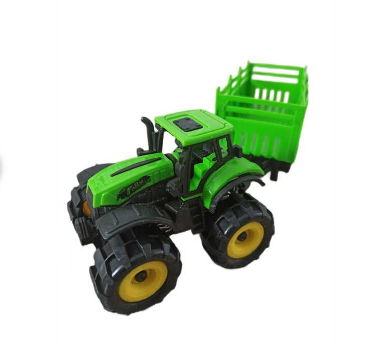 Set 2 Tractoare agricole cu remorca 27,5 cm