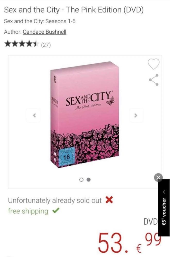 Sex and the City - Pink Collection