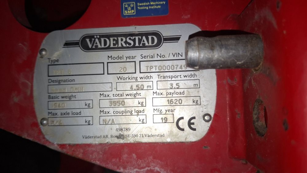 Semanatoare Vaderstad Tempo T6 +  Rapid400 C si Gaspardo MTR 6