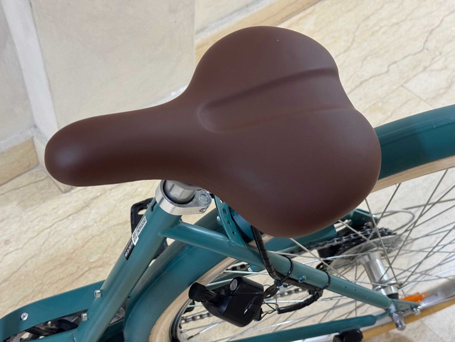 Bicicleta oras Elops cadru jos verde 7 viteze NOUA