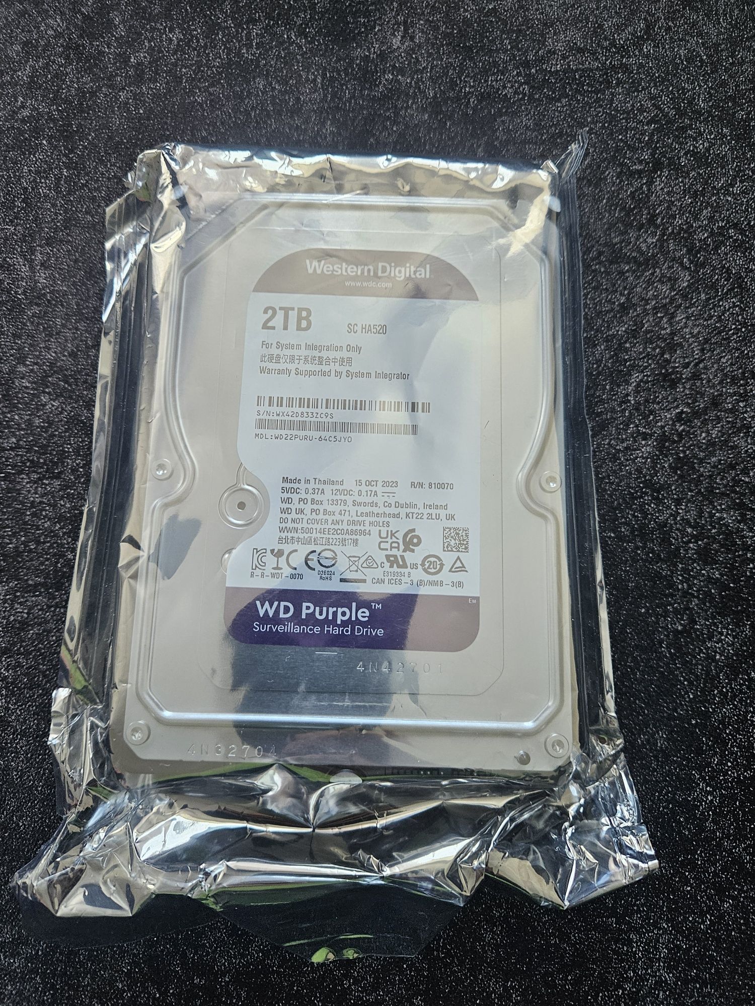 Жесткий диск WD 2 TB