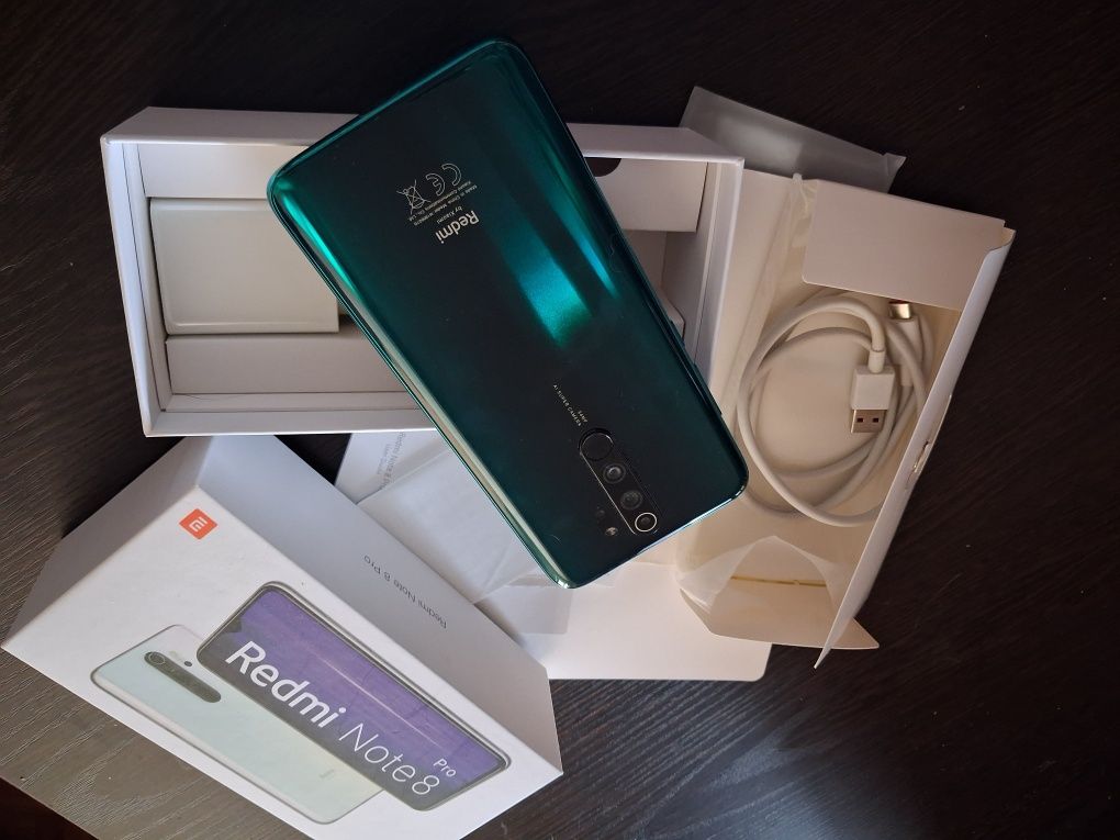 Redmi note 8 pro 6/128 gb. Идеальное состояние. Полный комплект.