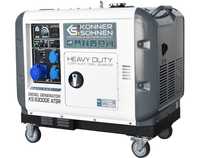 Generator de curent diesel 230V 7,0kW Konner  KS 9300DE ATSR model nou