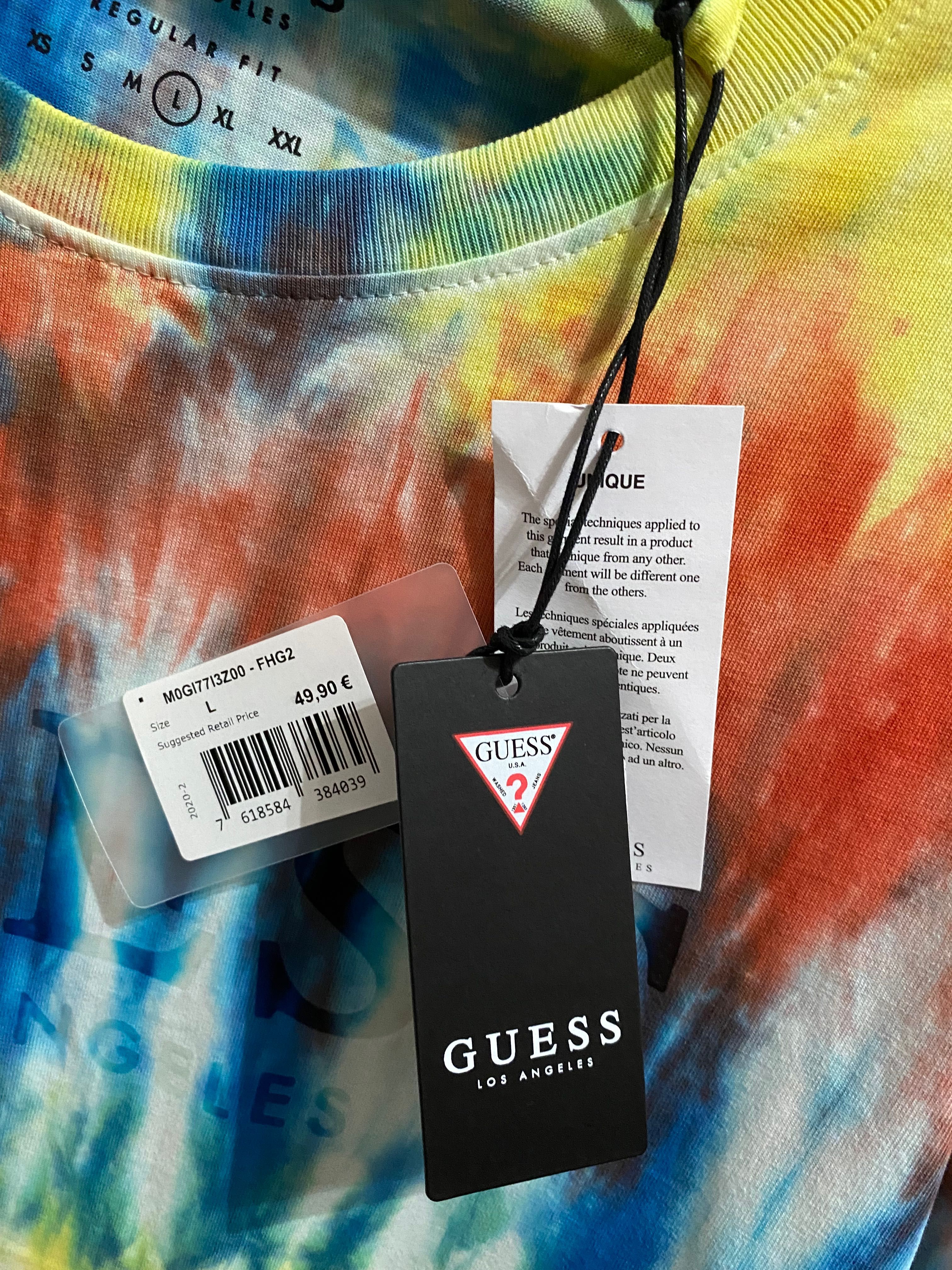 Vand tricou Guess Tie Dye