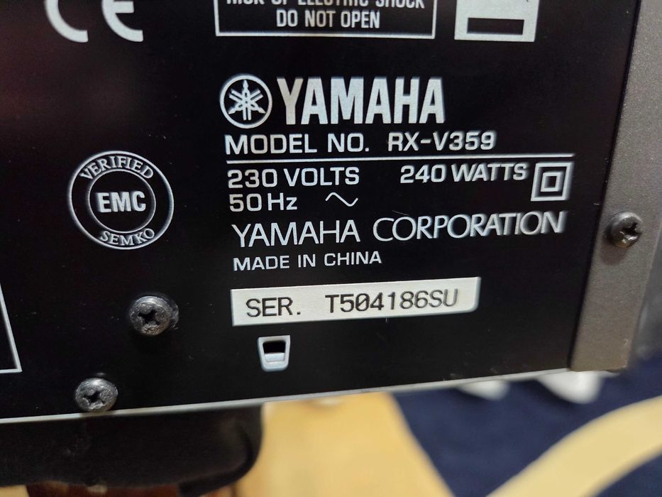 Amplificator Audio Yamaha RX-V359 Statie Audio Amplituner Audio
