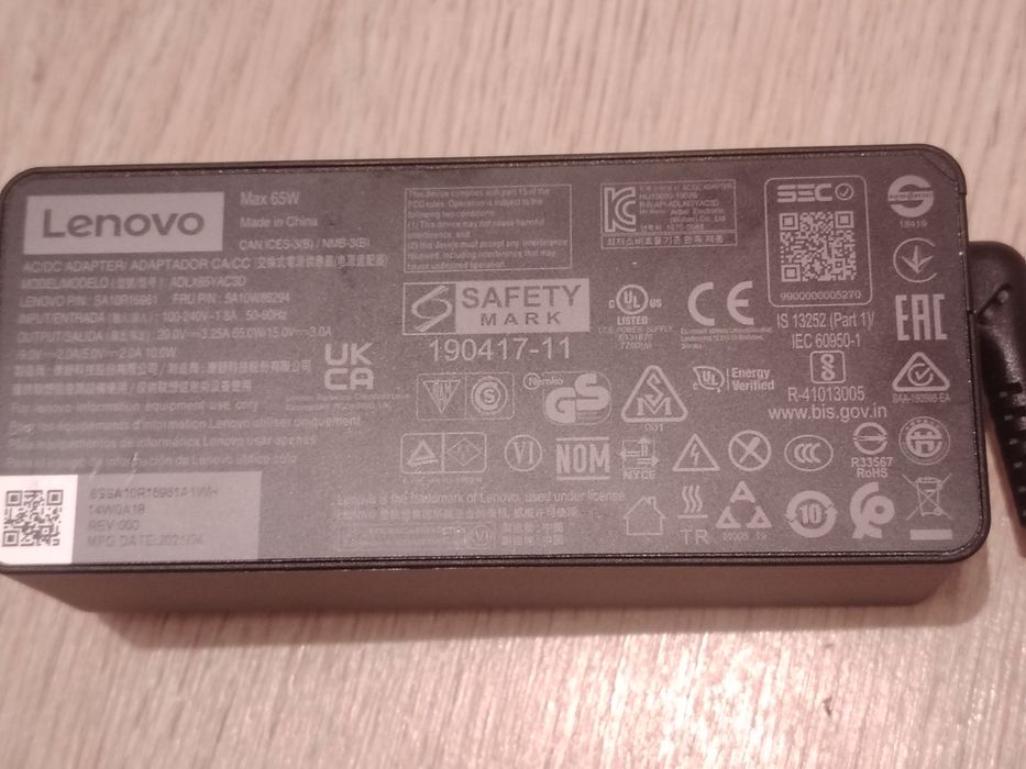 Vind încărcător de leptop Lenovo tip c