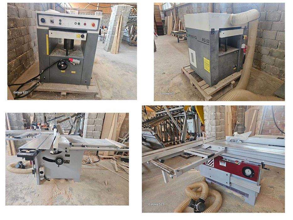 Vând echipamente profesionale pentru atelier de prelucrare a lemnului