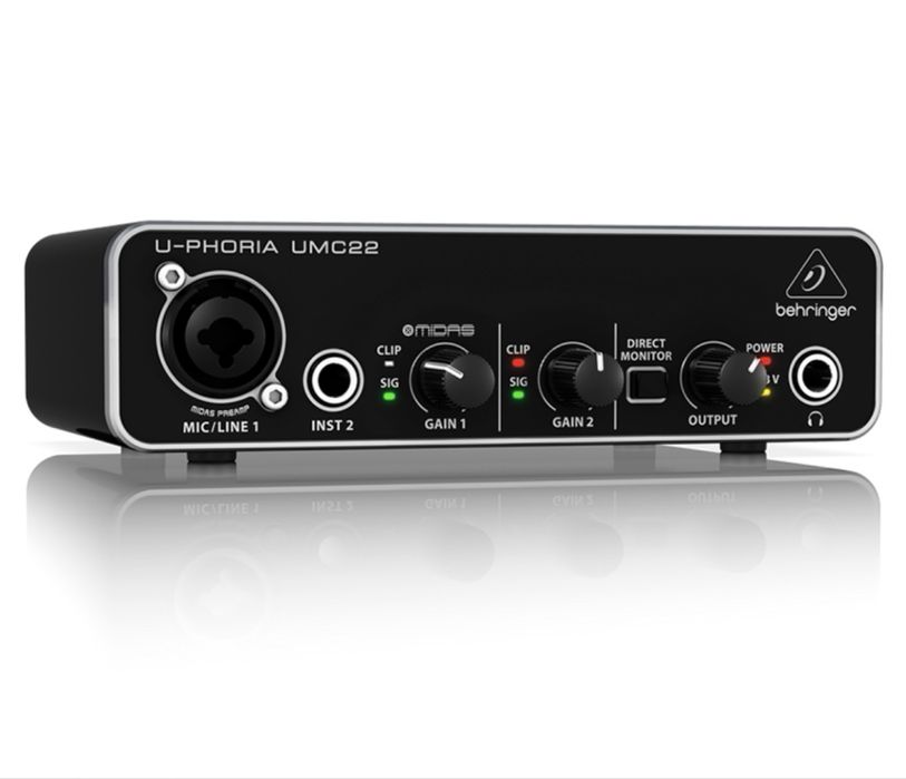 Продам звуковую карту u phoria umc22