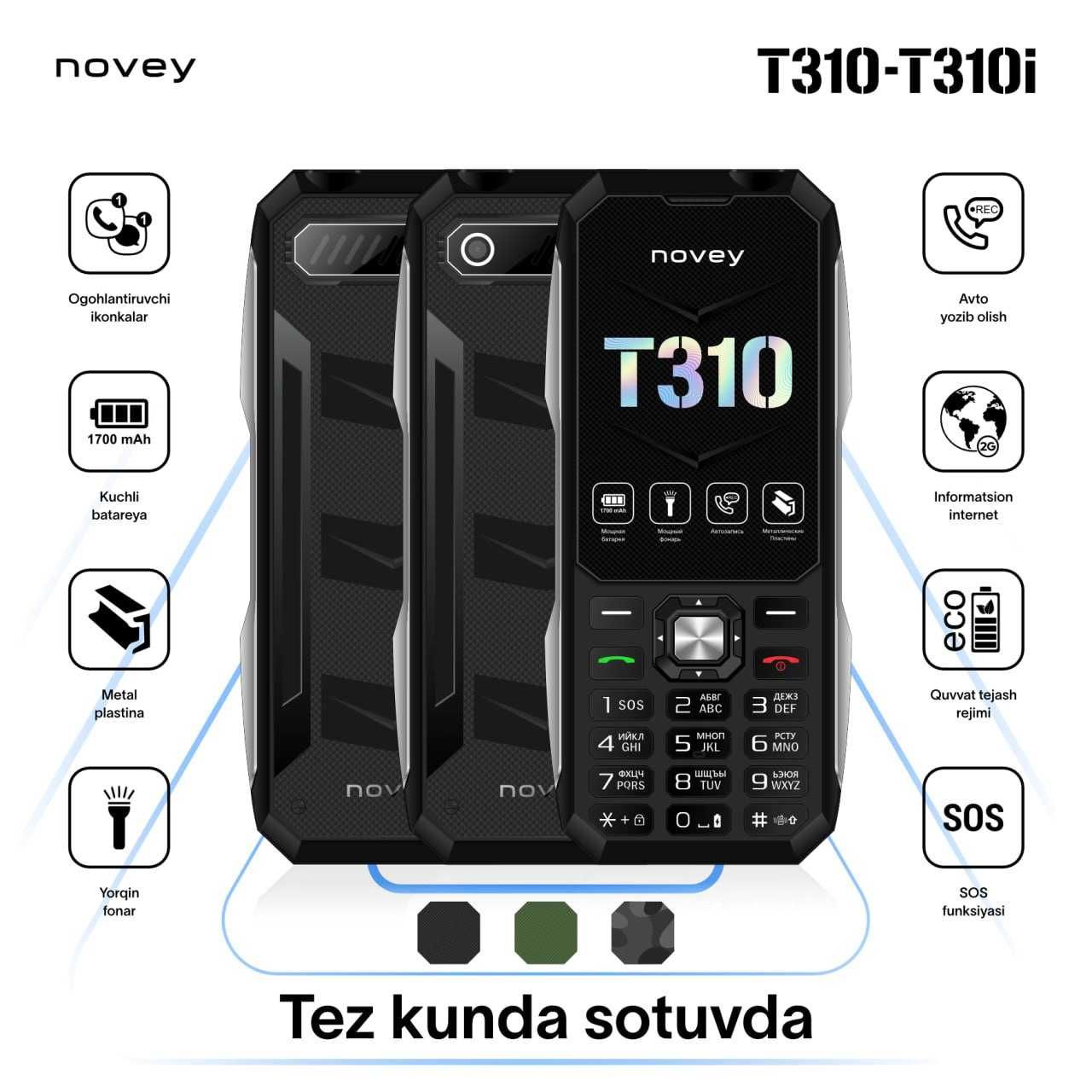 Novey T310 (Skidka+Yangi) новей нокиа кнопка New 2024!