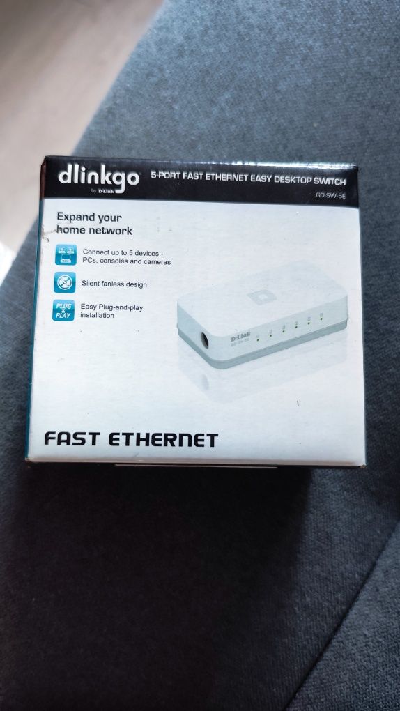 D-Link switch GO-SW-5E / Длинк суич 5-портов 100 мбпс