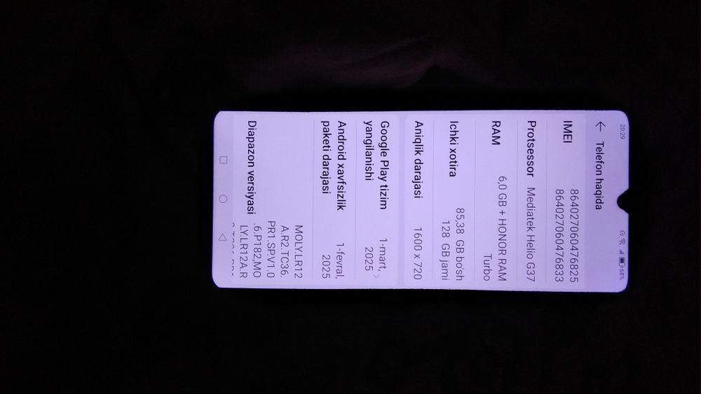 Honor X7a Puls 6/128