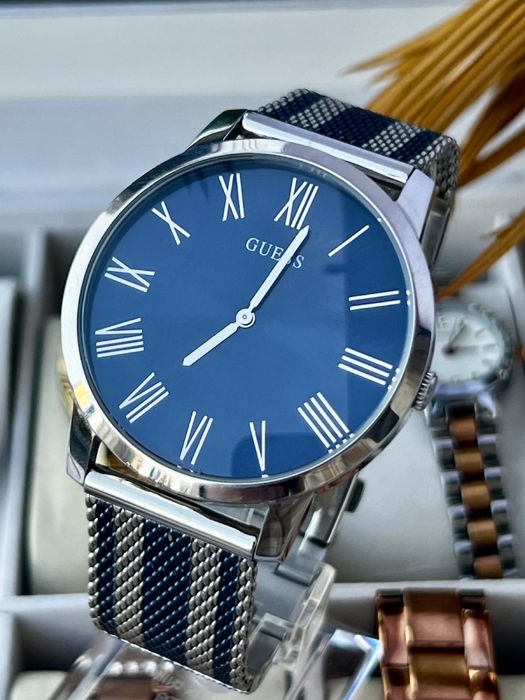 Ceas bărbătesc Guess Blue Mesh