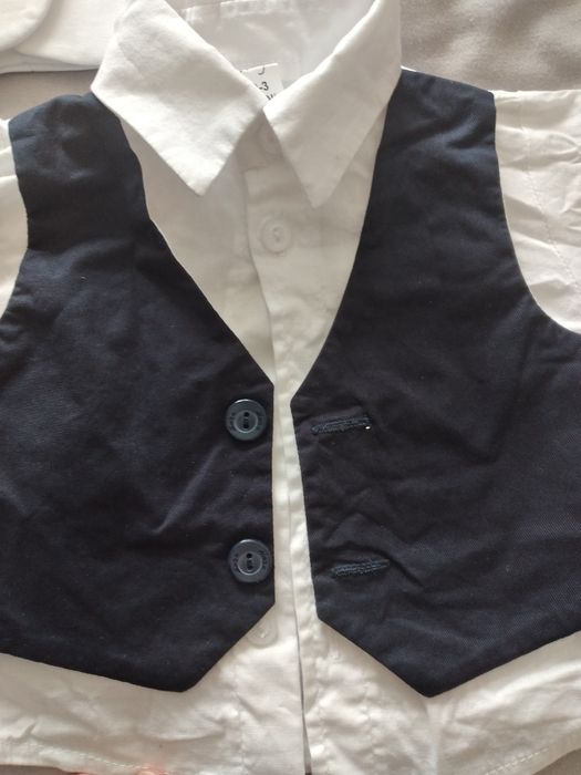 Vand costum botez bebe 0 3 luni
