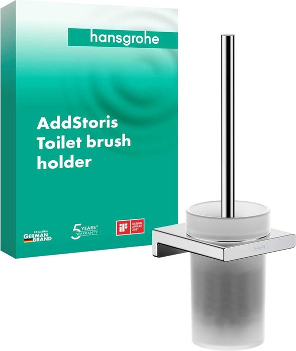 Hansgrohe AddStoris - Perie de toaletă cu montare pe perete