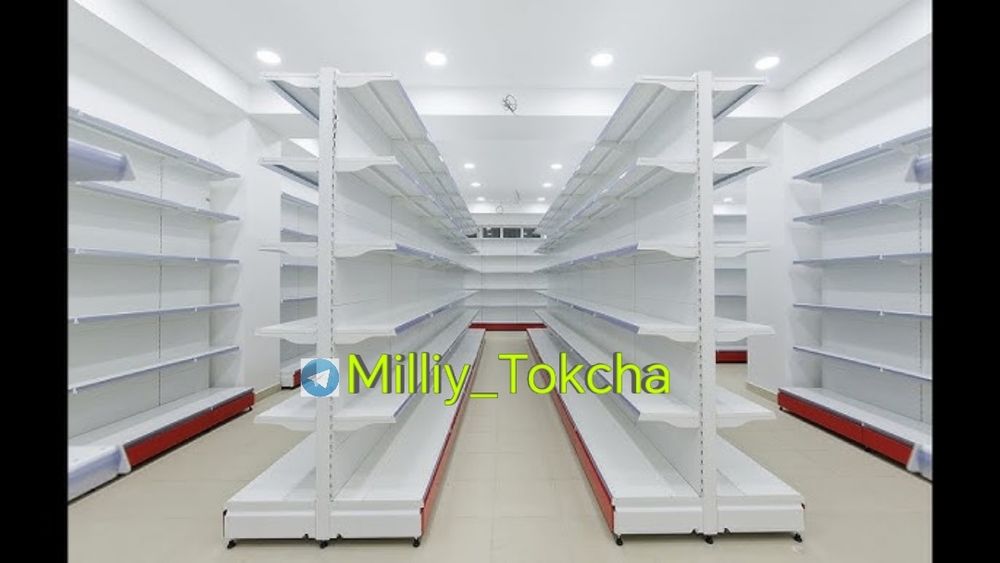 Полки для товара, металлические стеллажи, савдо стилаж, prilavkalar