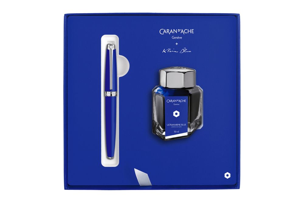 Писалка сет Caran d'Ache Klein Blue 4799-648