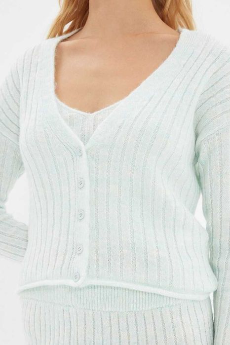 Set de pantaloni si cardigan - 3 piese nou!