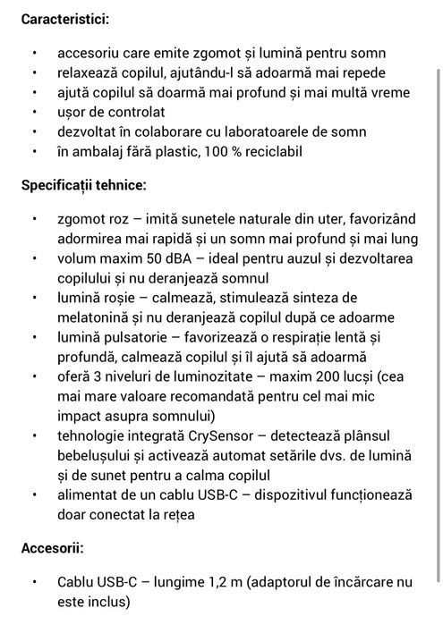 Lampa Dreammaker Tommee Tippee