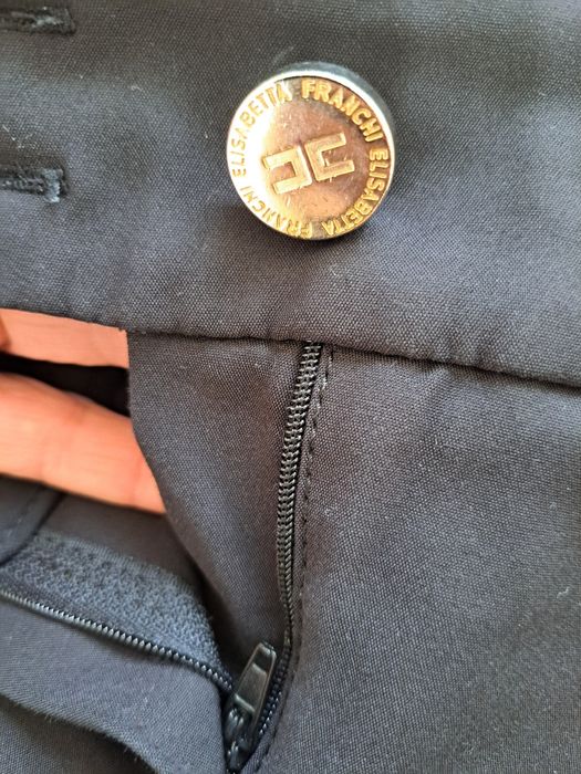 Pantaloni office  Elisabeta Franchi  M/L  lungime  98 cm