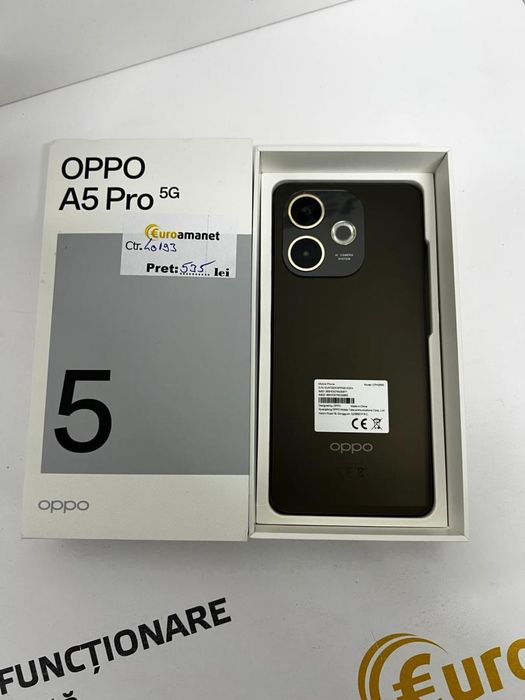 Telefon mobil OPPO A5 Pro, Dual SIM, 8GB RAM, 256GB, 4G -I-
