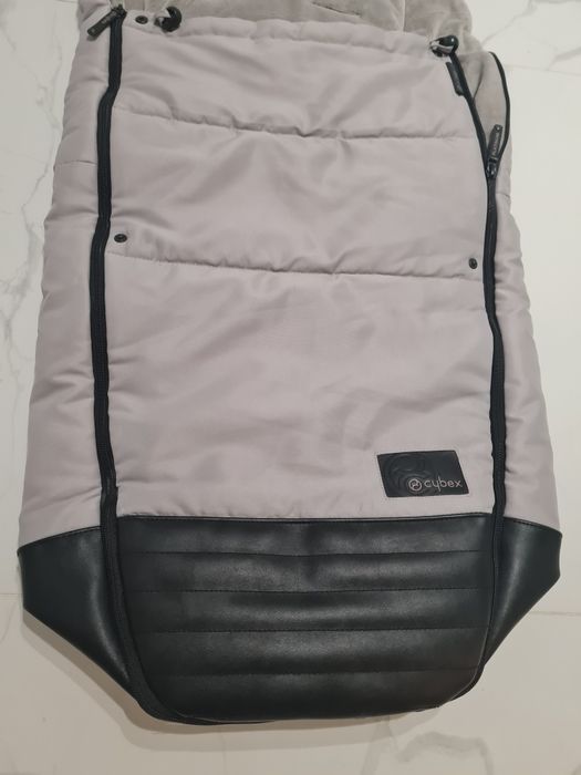 Зимен чувал за детска количка Cybex platinum grey сив