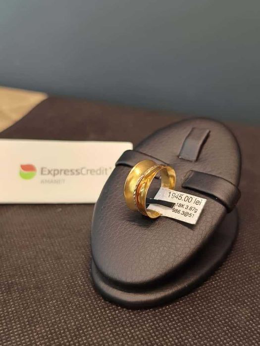 (AG51) Inel aur 18K 3.67g b986.3 - Garantie 2 ani!