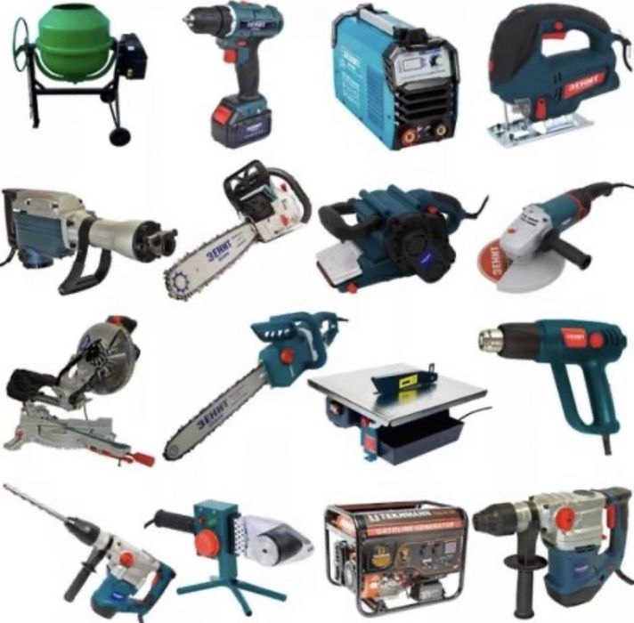 Инструменты от 1000 тг Триммер Трамбовка Генератор Вибратор