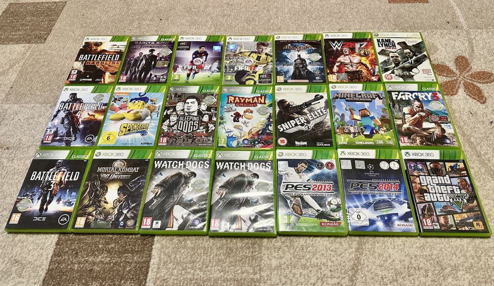 Colectie de jocuri Xbox 360