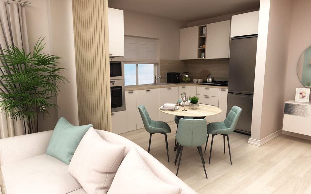 Apartament 3 camere, 86 mp, open-space, Traian, Etaj 1, parcare – 600€