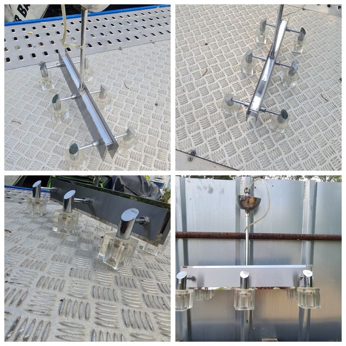 Полилей  40W крушки G9 Хром и неръждавейка