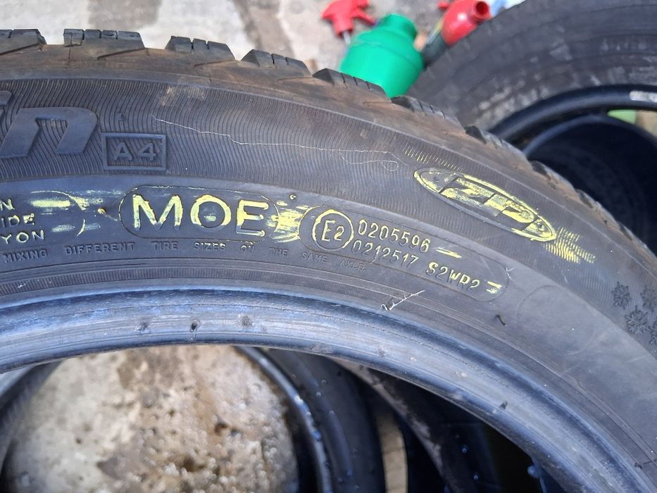 225 50 17 Мишелин 2бр зимни RUN FLAT