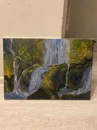 маслена живопис Бачковски водопад