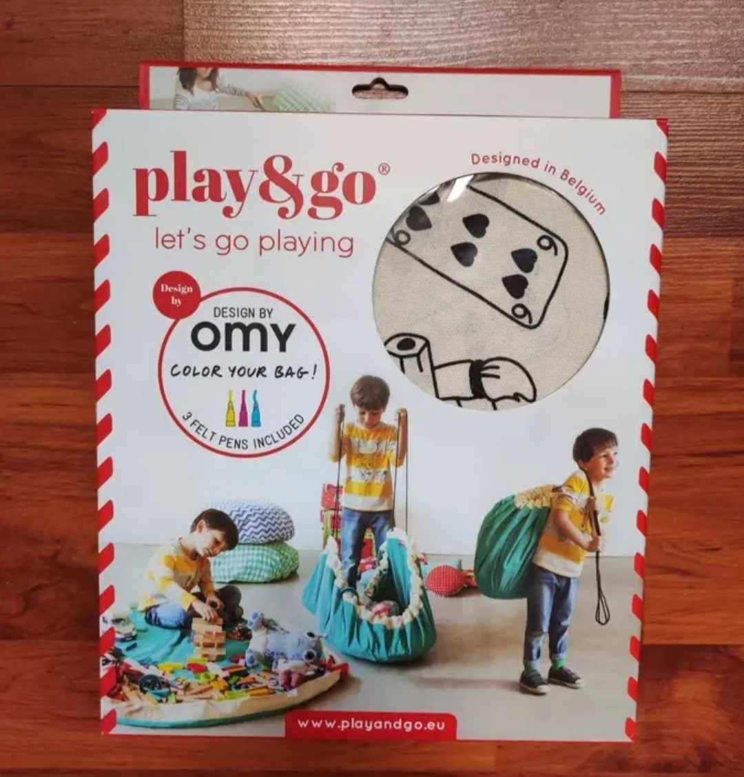 2 в 1: мешок для хранения игрушек и игровой коврик Play&Go