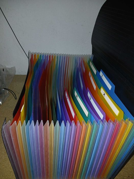 Dosar documente A4 ABC life, 26 compartimente, extensibil